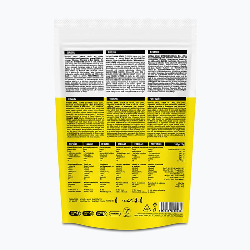 Isotonisches Getränk 226ERS Isotonic Drink 0,5 kg Zitrone 2