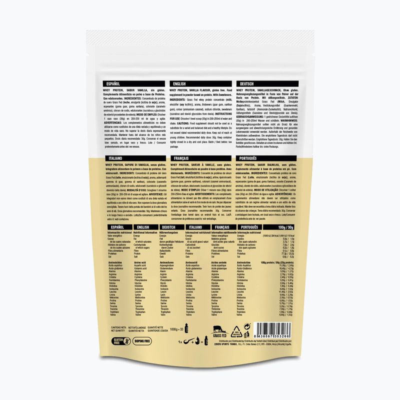 Proteinpulver 226ERS Whey Protein WPC 1 kg vanilla wanilia 2