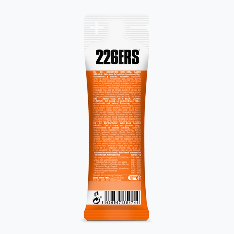 Energie Gel 226ERS High Energy Salty BCAA 76 g Orange 2