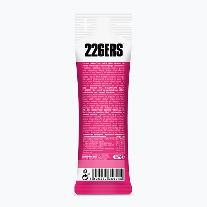 Energie Gel 226ERS High Energy Salty 76 g salzige Erdbeere 2