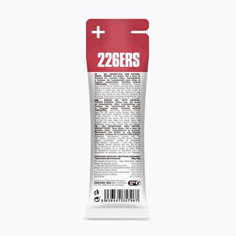 226ERS High Fructose Energy Gel 80g Kirsche 2