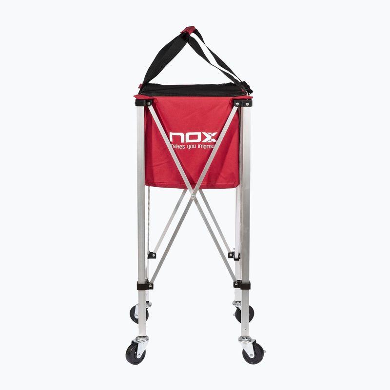 Ballkorb Nox Foldable Balls Basket With Wheels Red 2
