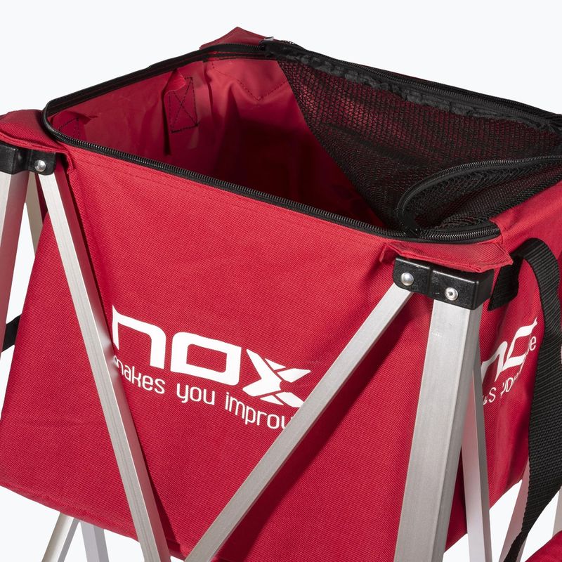 Ballkorb Nox Foldable Balls Basket With Wheels Red 5
