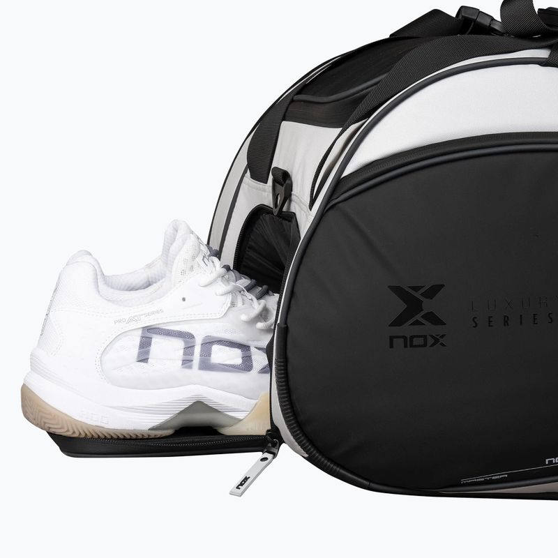Padel-Tasche NOX Luxury Master Series Padelbag 60 l white/black 7