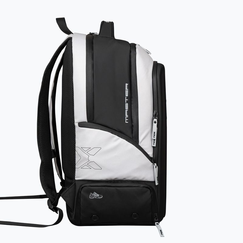 Padel-Rucksack NOX Luxury Master Series Backpack 30 l white/black 4
