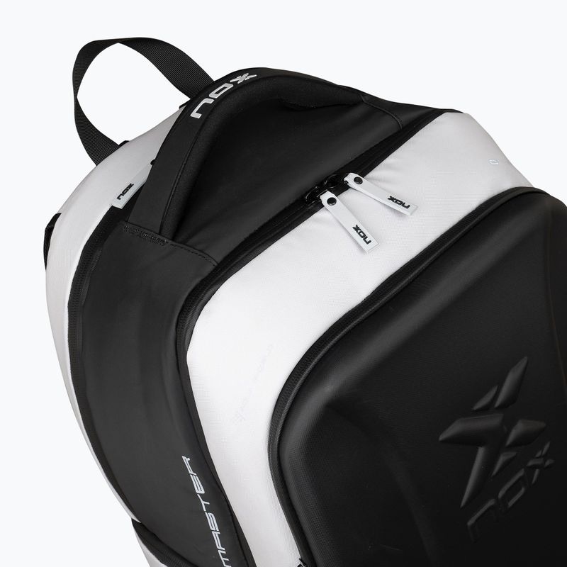Padel-Rucksack NOX Luxury Master Series Backpack 30 l white/black 6