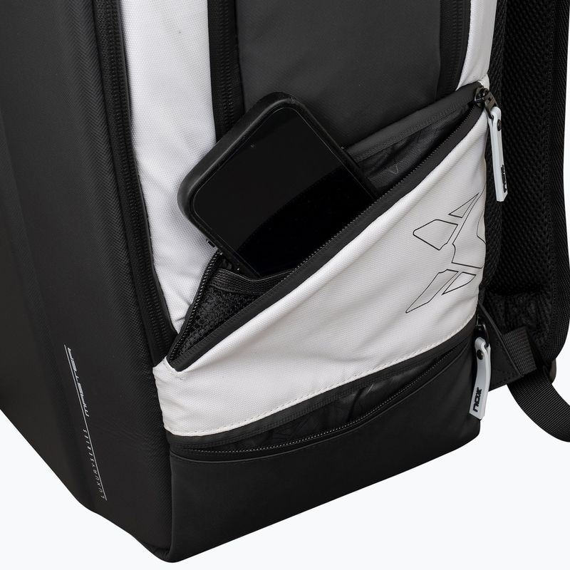 Padel-Rucksack NOX Luxury Master Series Backpack 30 l white/black 11