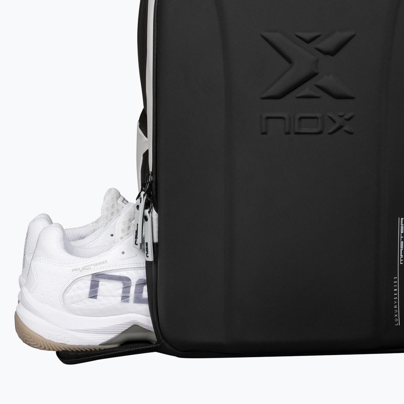 Padel-Rucksack NOX Luxury Master Series Backpack 30 l white/black 12