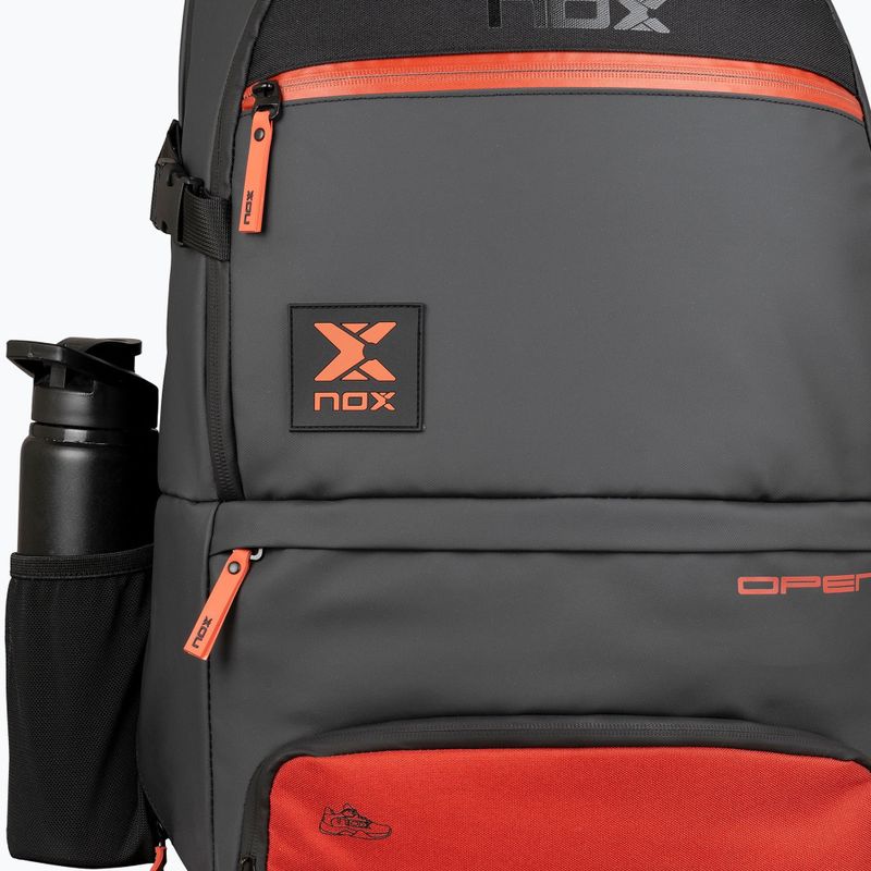 Padel-Rucksack NOX Luxury Open Series Backpack 30 l black/red 6