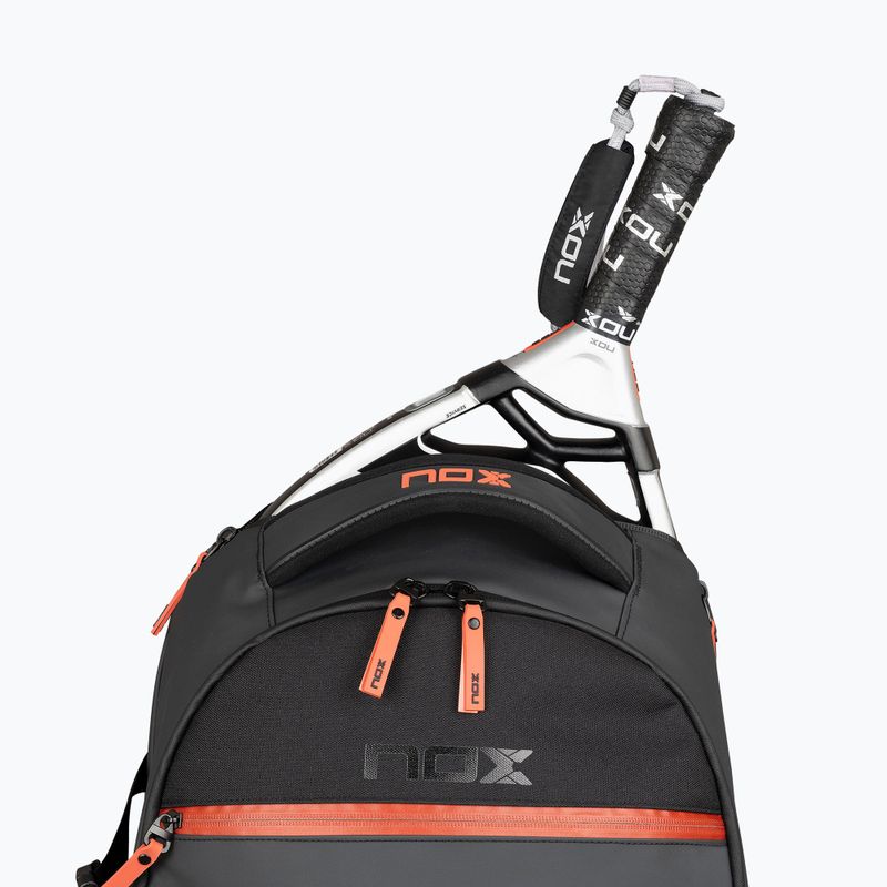 Padel-Rucksack NOX Luxury Open Series Backpack 30 l black/red 7