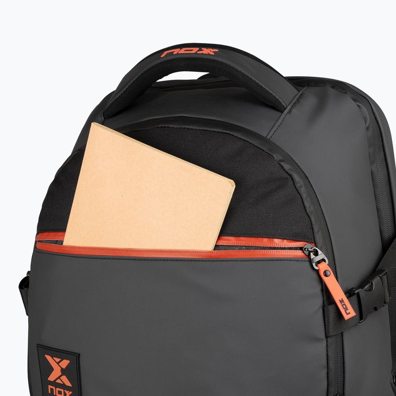 Padel-Rucksack NOX Luxury Open Series Backpack 30 l black/red 8