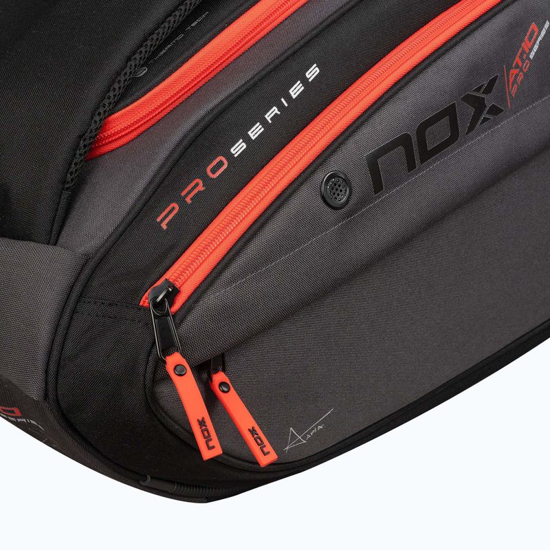 Padel-Tasche NOX AT10 XXL Padelbag 90 l grey/orange 6