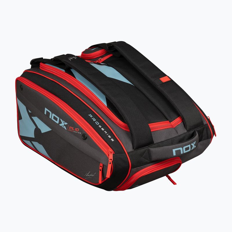Padel-Tasche NOX ML10 Competition XL Compact Padelbag 80 l grey/black/orange 2