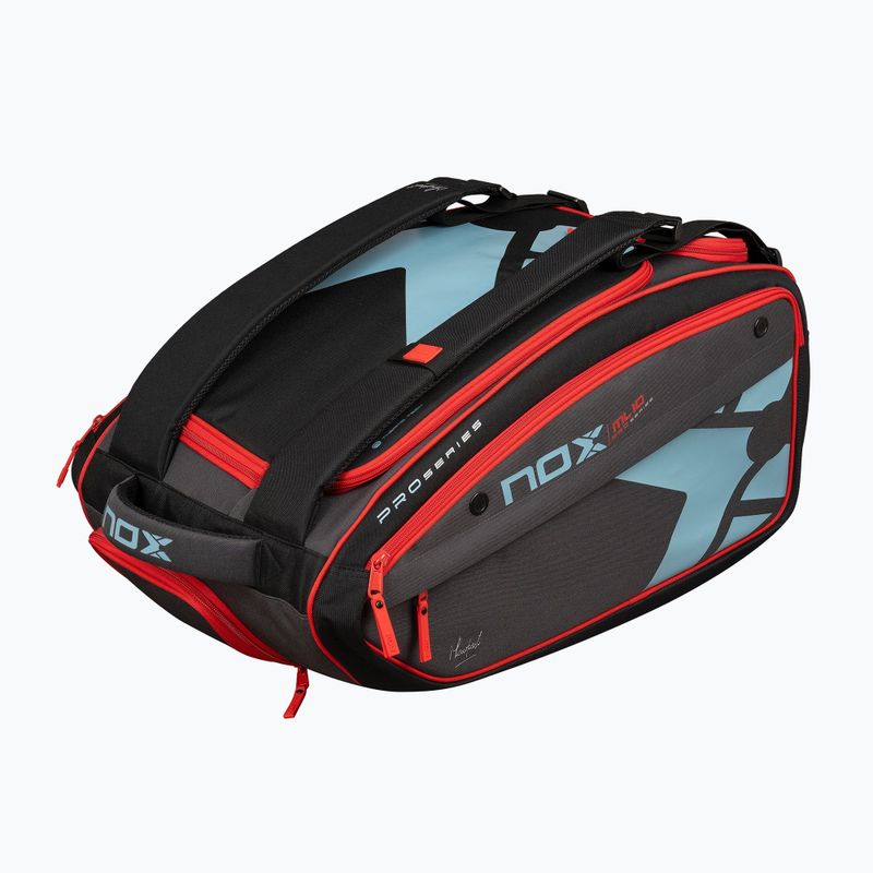 Padel-Tasche NOX ML10 Competition XL Compact Padelbag 80 l grey/black/orange 3