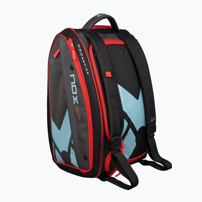 Padel-Tasche NOX ML10 Competition XL Compact Padelbag 80 l grey/black/orange 4