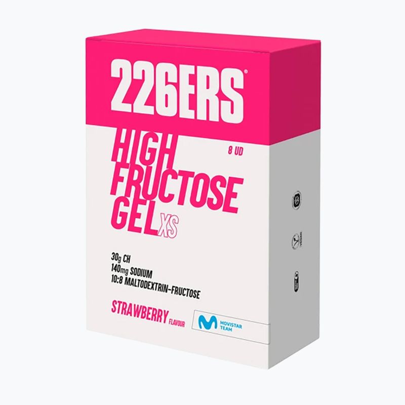 Energie-Gel 226ERS High Fructose Gel XS 8 x 44 g Erdbeere