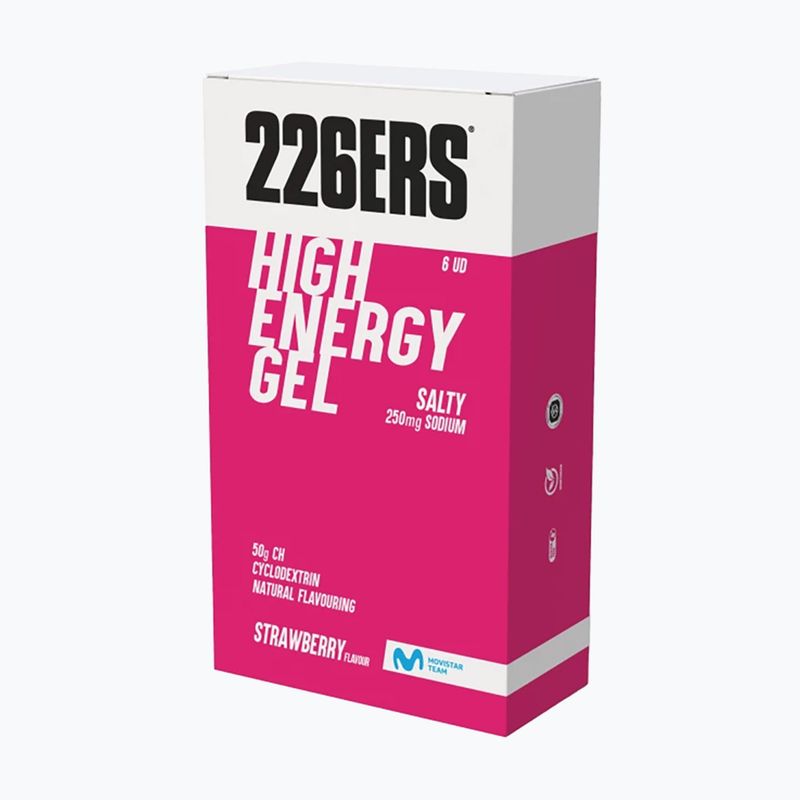 226ERS High Energy Gel 250mg 6 x 76 g salzige Erdbeere