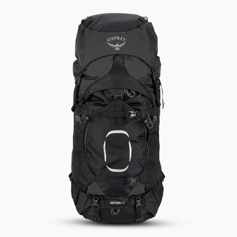 Herren-Trekking-Rucksack Osprey Aether 55 l schwarz