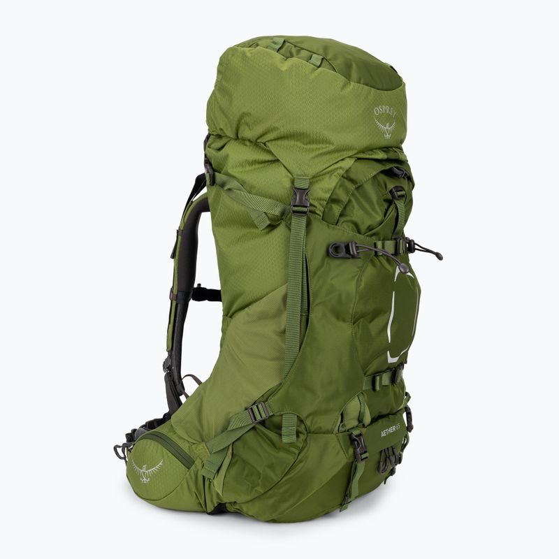 Herren-Trekking-Rucksack Osprey Aether 65 l Knoblauch senfgrün 2