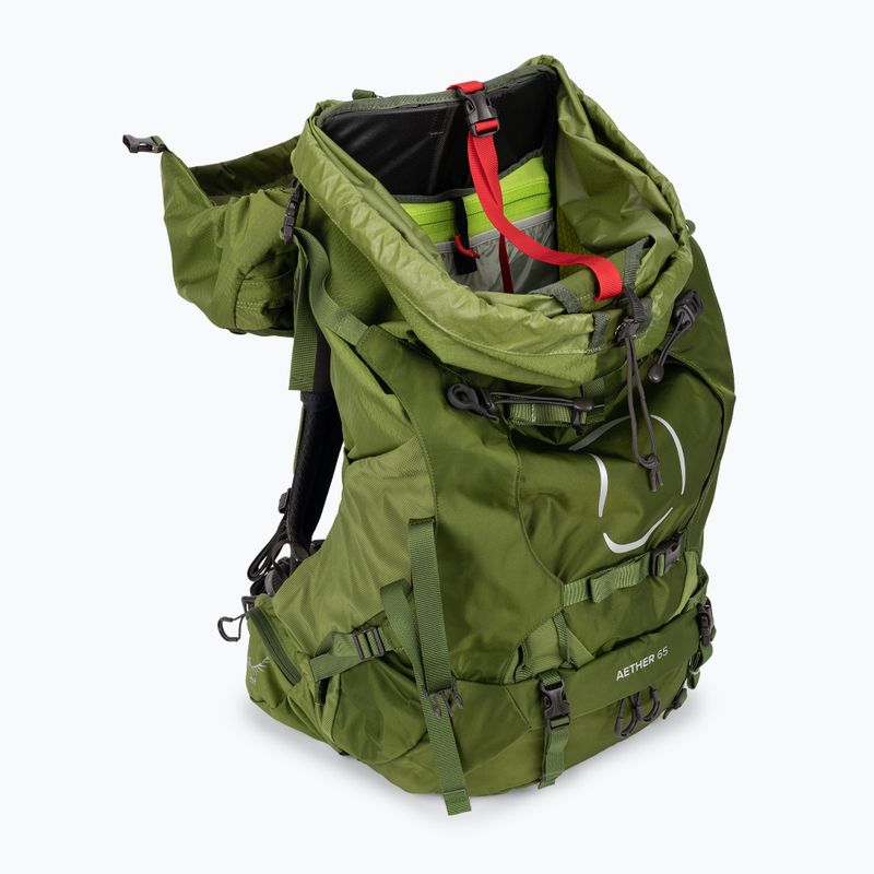 Herren-Trekking-Rucksack Osprey Aether 65 l Knoblauch senfgrün 4