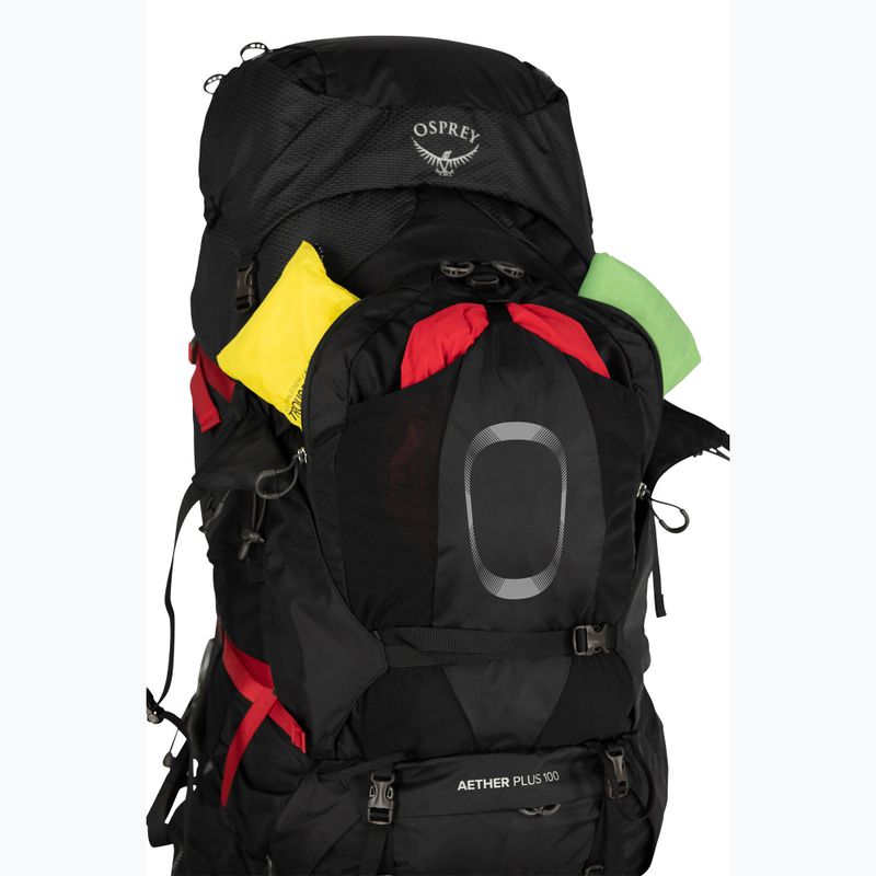 Rucksack Trekking Herren Osprey Aether Plus 100 l black 5