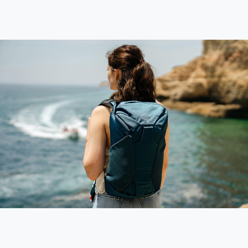 Wander Rucksack Osprey Farpoint Fairview Travel Daypack 15 l night jungle blue 5