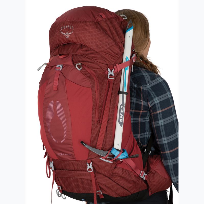 Damen Trekkingrucksack Osprey Aura AG 65 l XS-S berry sorbet red 10