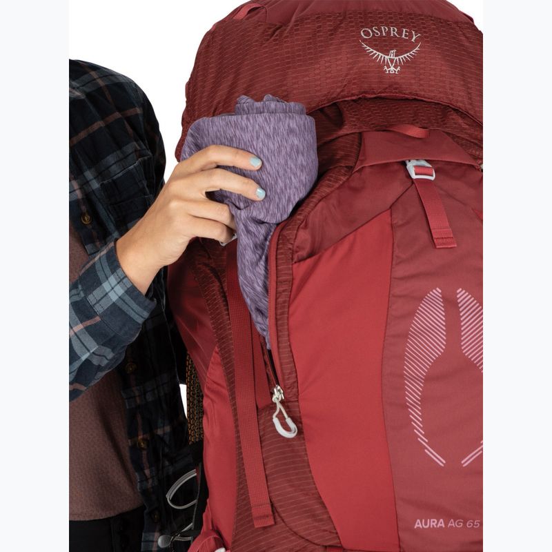 Damen Trekkingrucksack Osprey Aura AG 65 l XS-S berry sorbet red 11