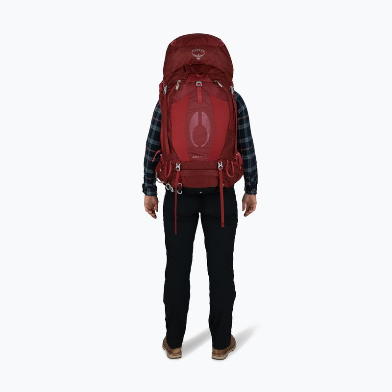 Damen Trekkingrucksack Osprey Aura AG 65 l M-L berry sorbet red 6