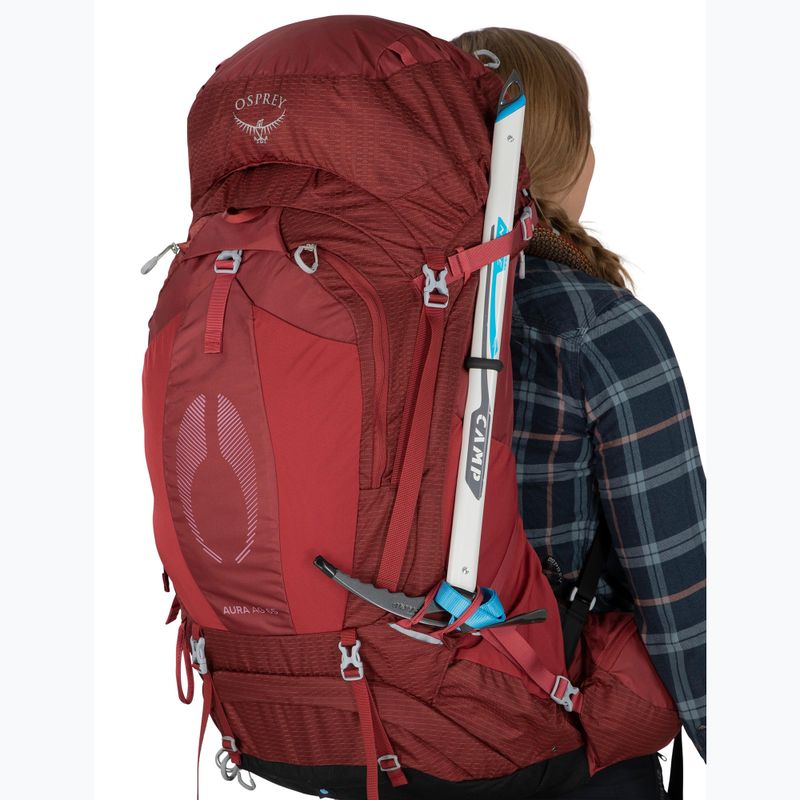 Damen Trekkingrucksack Osprey Aura AG 65 l M-L berry sorbet red 9
