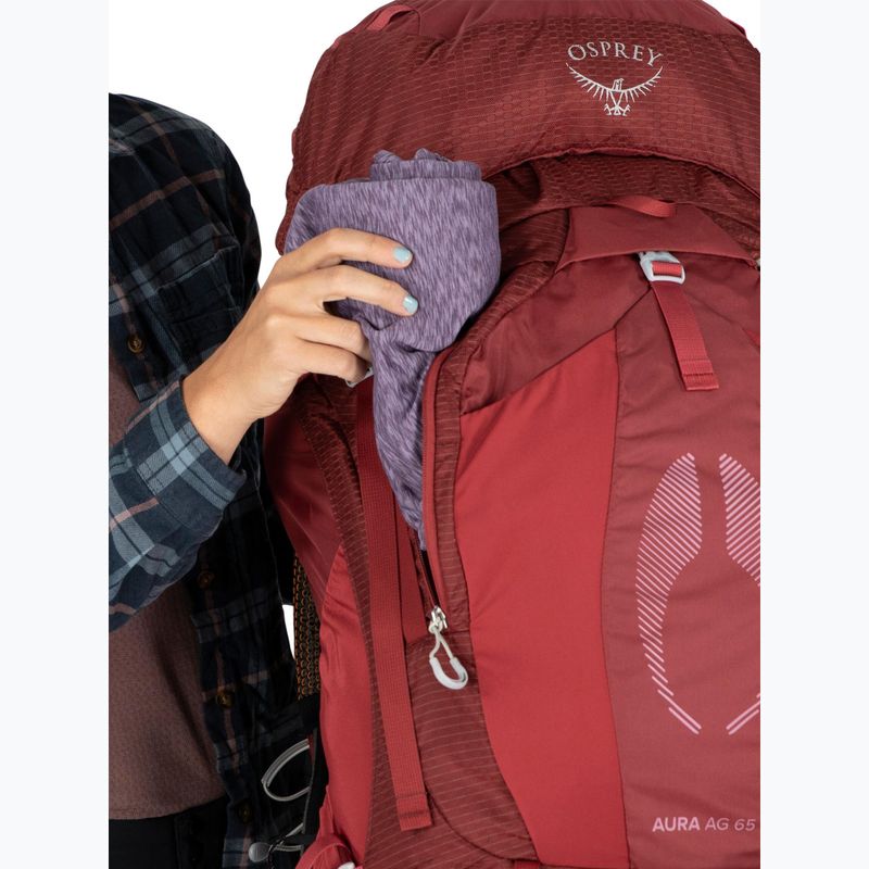 Damen Trekkingrucksack Osprey Aura AG 65 l M-L berry sorbet red 10