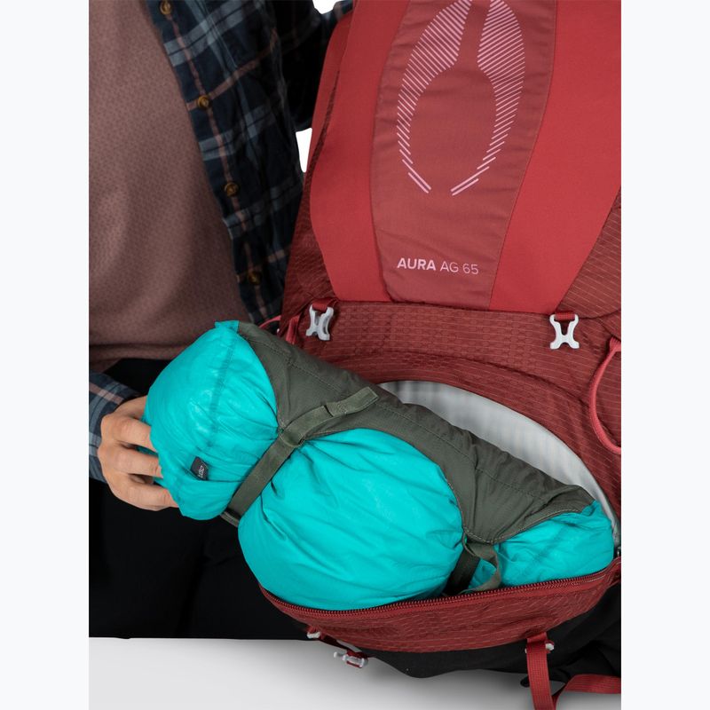 Damen Trekkingrucksack Osprey Aura AG 65 l M-L berry sorbet red 12