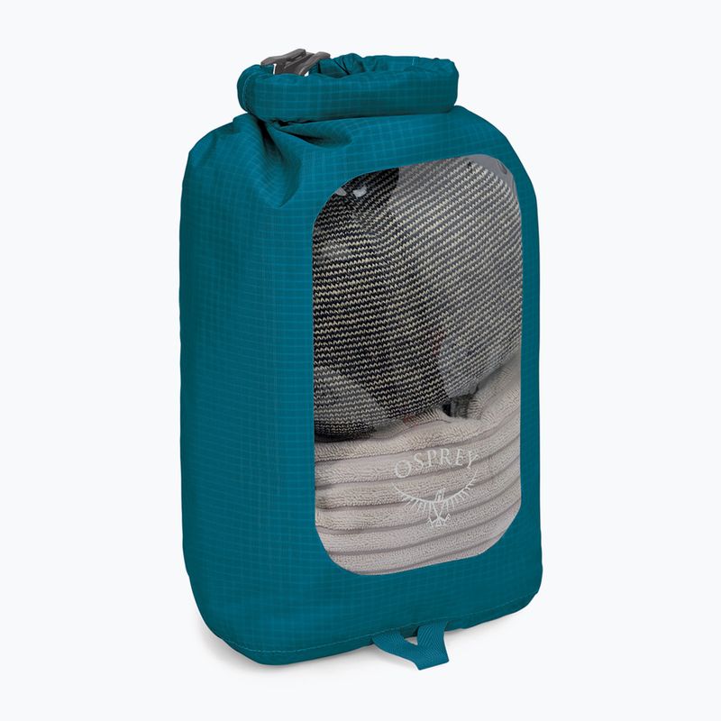 Osprey DrySack w/Fenster 6 l Wasserfront blau 2
