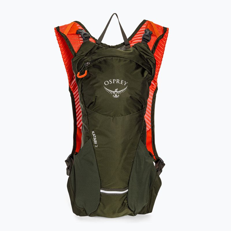 Fahrradrucksack Herren Osprey Katari 3 l grün 1511