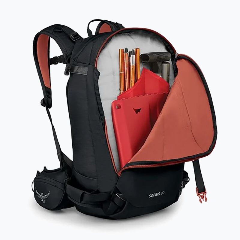 Frauen Fallschirmspringen Rucksack Osprey Sopris 30 l schwarz 5