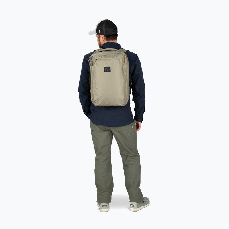 City Rucksack Osprey Aoede Briefpack 22 l tan concrete 8