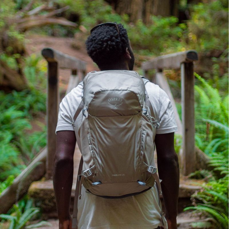 Wander Rucksack Osprey Hikelite 26 l tan concrete 9