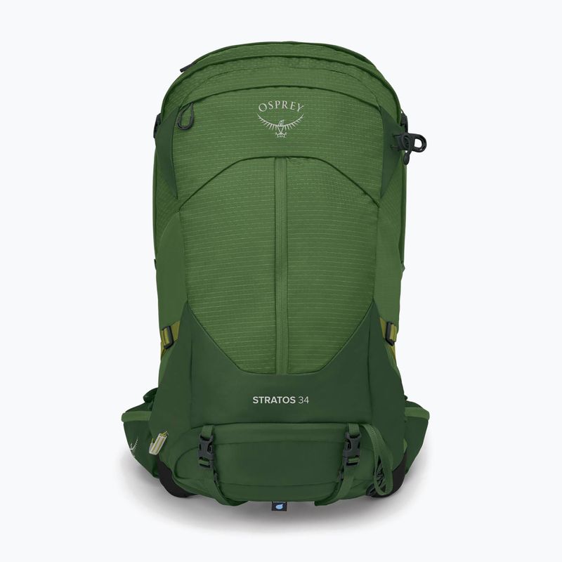 Touristischer Rucksack Herren Osprey Stratos 34 l seaweed/matcha green