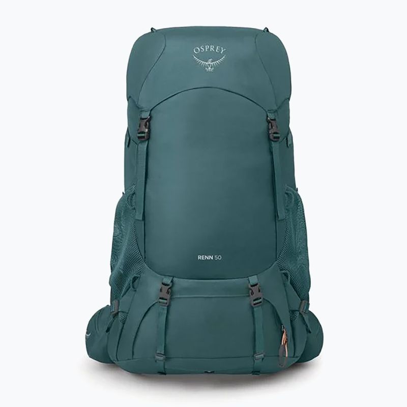 Frauen-Trekking-Rucksack Osprey Renn 50 l Giebel grau / Leinen tan