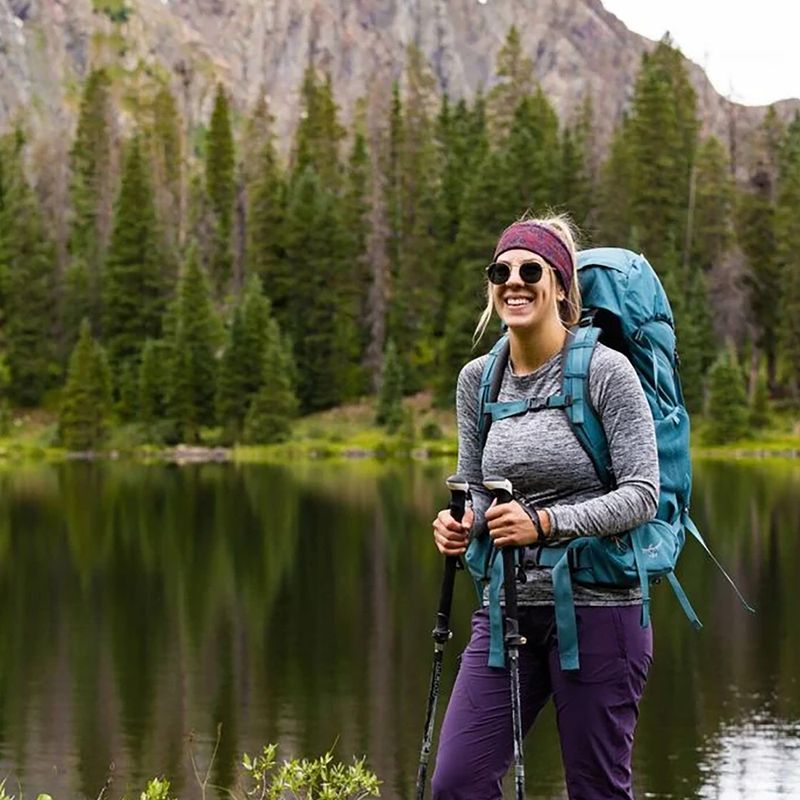 Frauen-Trekking-Rucksack Osprey Renn 50 l Giebel grau / Leinen tan 4