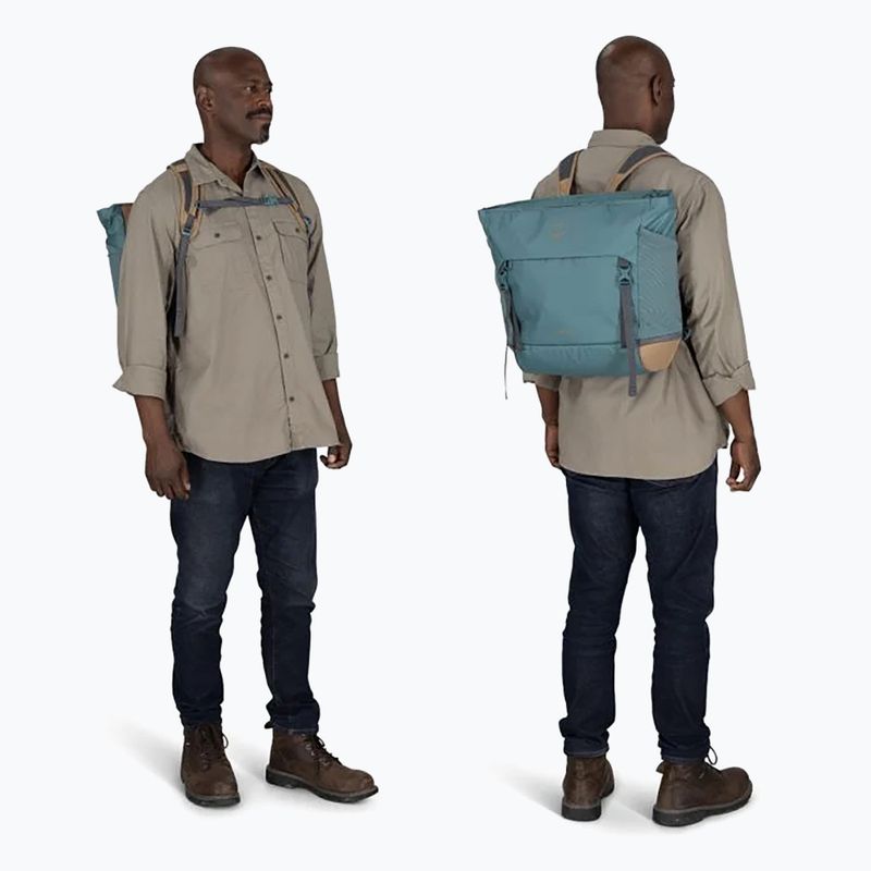 Osprey Daylite Large Tote 26 l Reisetasche Kaskade blau / latte braun 4
