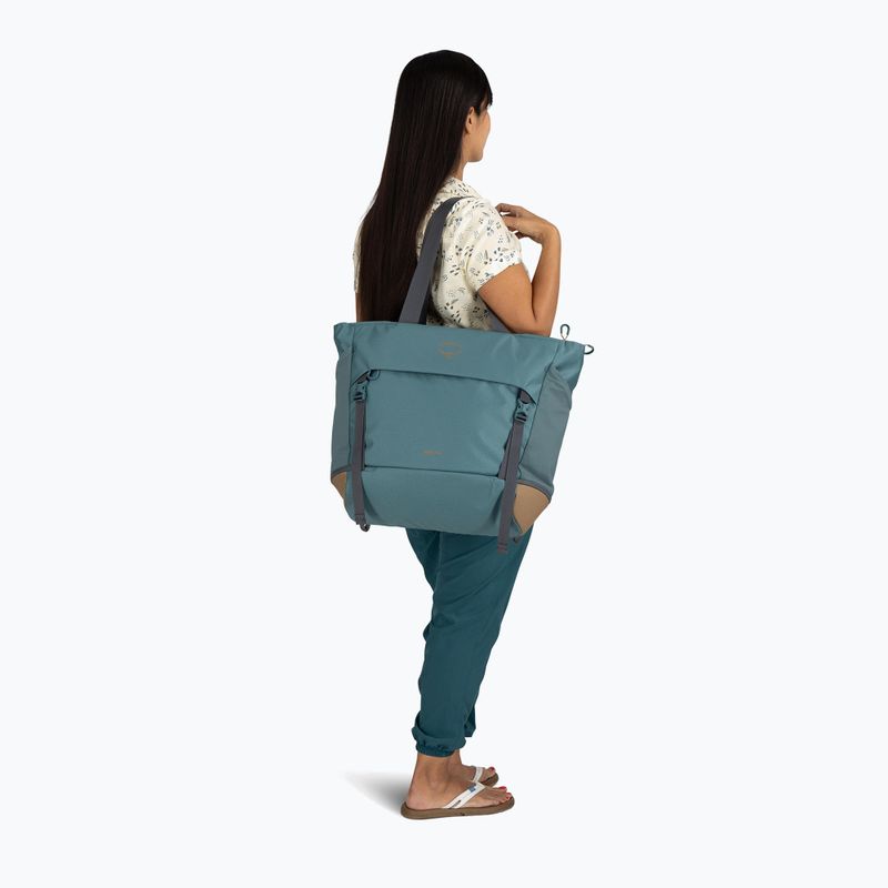 Osprey Daylite Large Tote 26 l Reisetasche Kaskade blau / latte braun 6