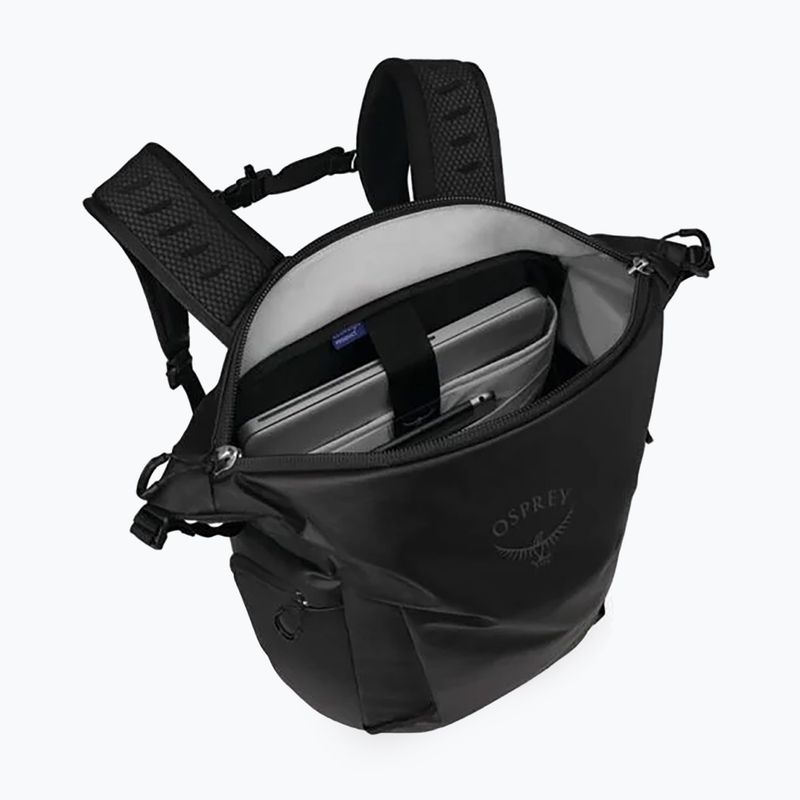 Osprey Transporter Zinch 22 l Rabe schwarz Stadt Rucksack 4