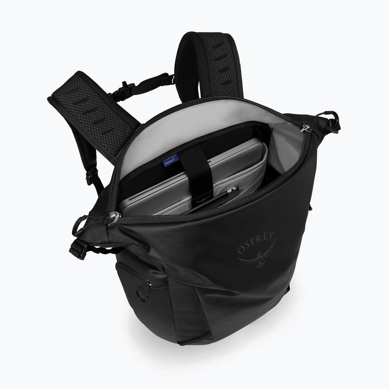 Osprey Transporter Zinch 22 l Rabe schwarz Stadt Rucksack 4