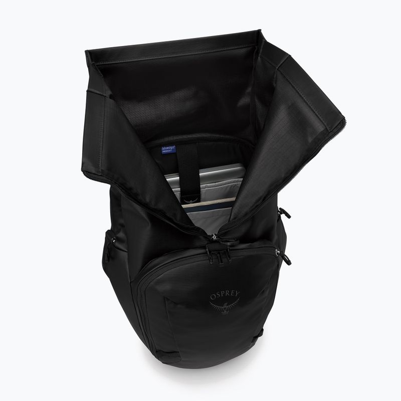 Städtischer Rucksack Osprey Transporter Roll Top 30 l Raven Black 4