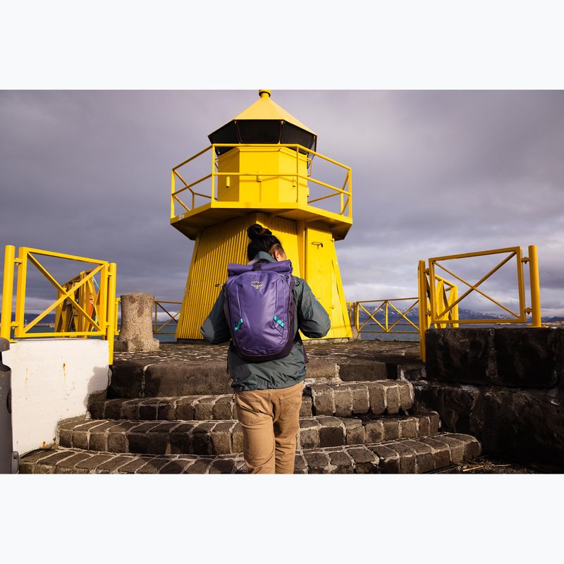 Osprey Transporter Roll Top 20 l Stadt Rucksack Euphorie lila 6