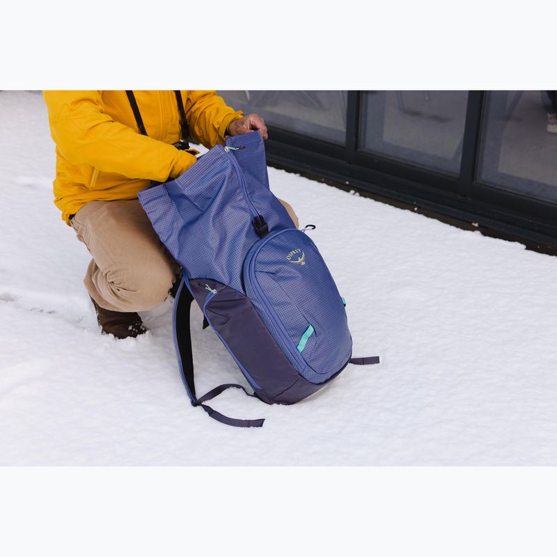 Städtischer Rucksack Osprey Transporter Roll Top 30 l Euphoria Purple 11
