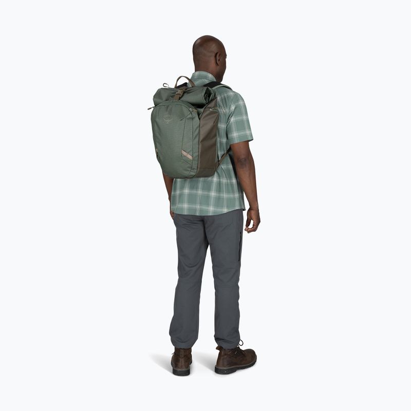 Städtischer Rucksack Osprey Transporter Roll Top 30 l Pine Leaf 6