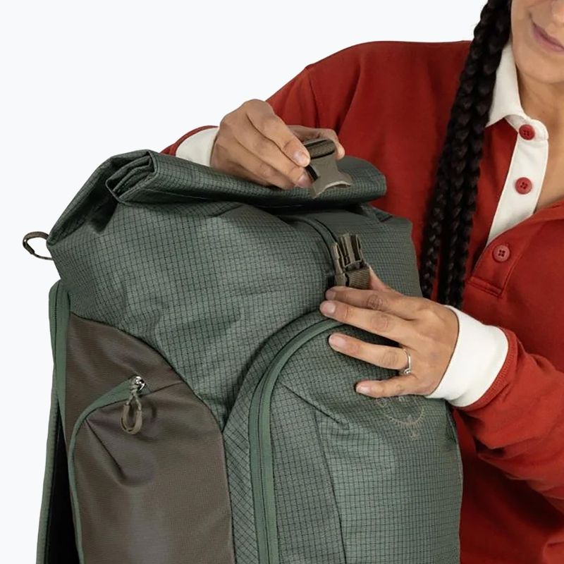Osprey Transporter Roll Top 20 l Kiefer Blatt Stadt Rucksack 7