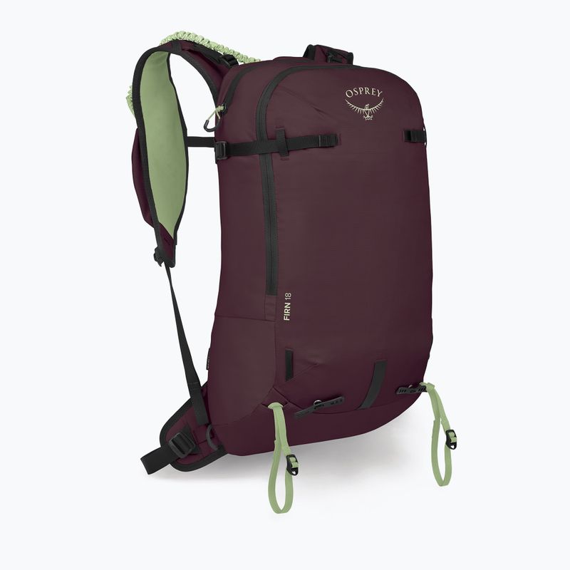 Osprey Firn 18 l Fallschirmspringer Rucksack Holunder lila/Pfefferminz grün 2